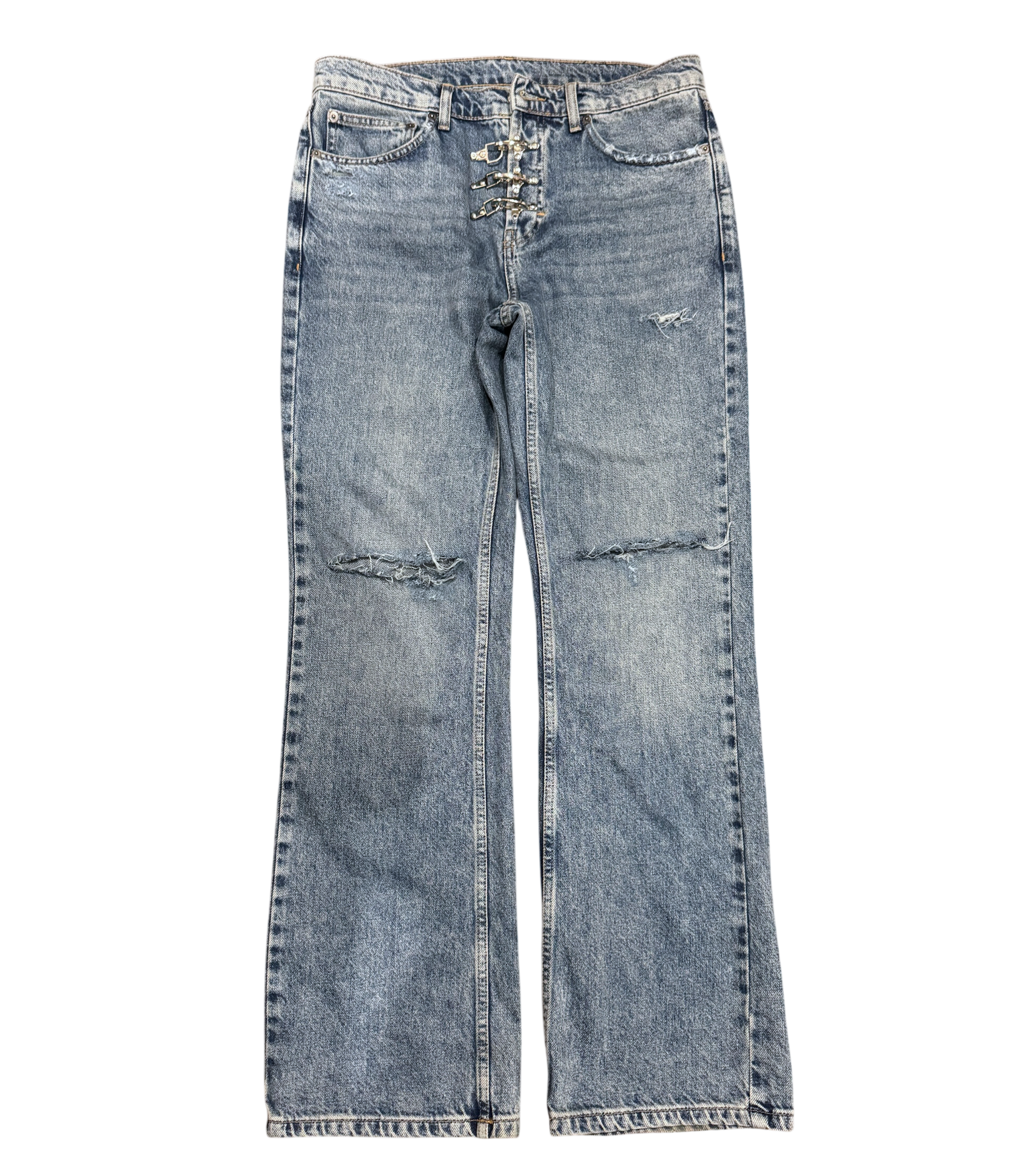 Ashley - Blue Flared Jeans