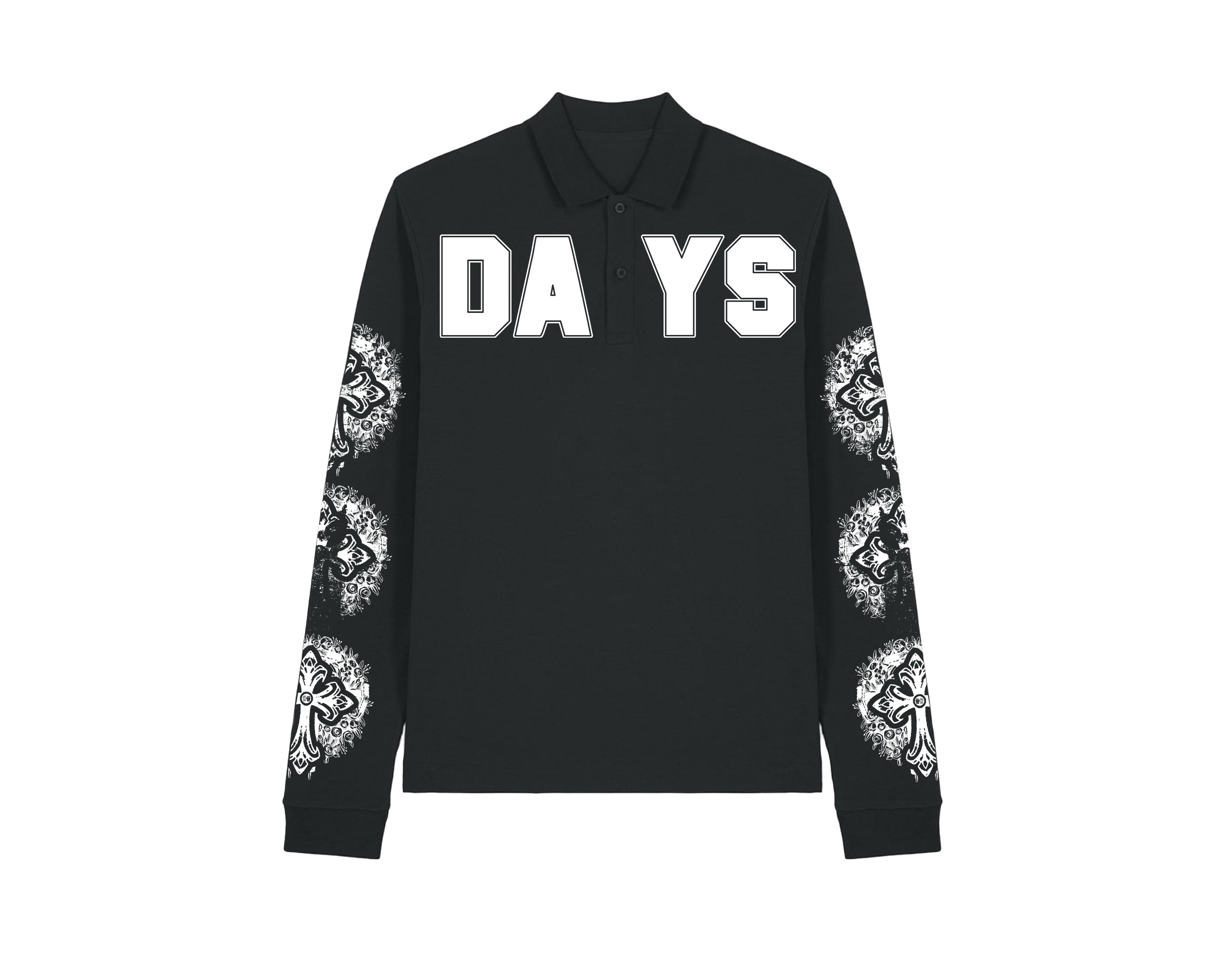 Madison - LS Polo Black