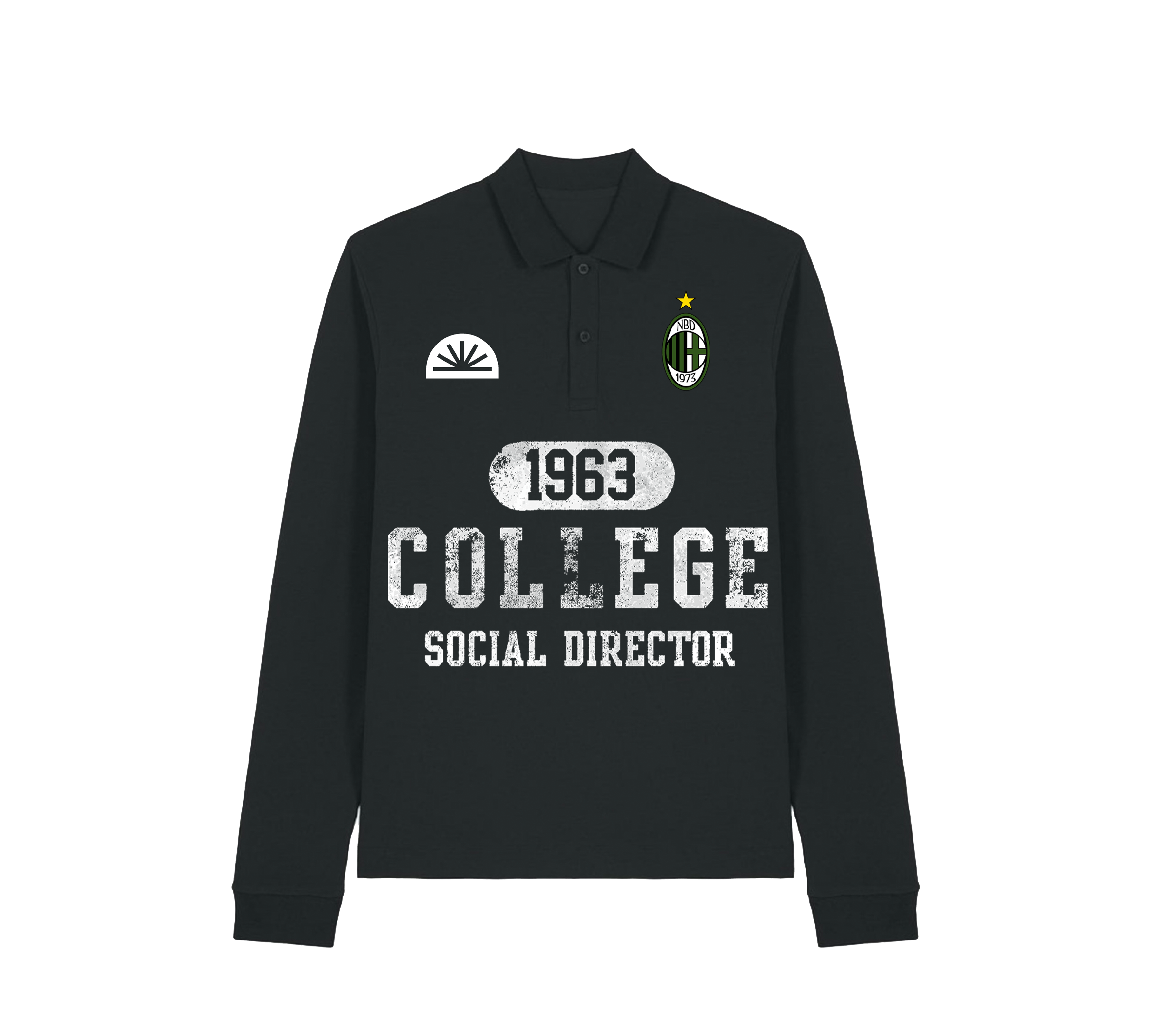 Milan - LS Polo Black