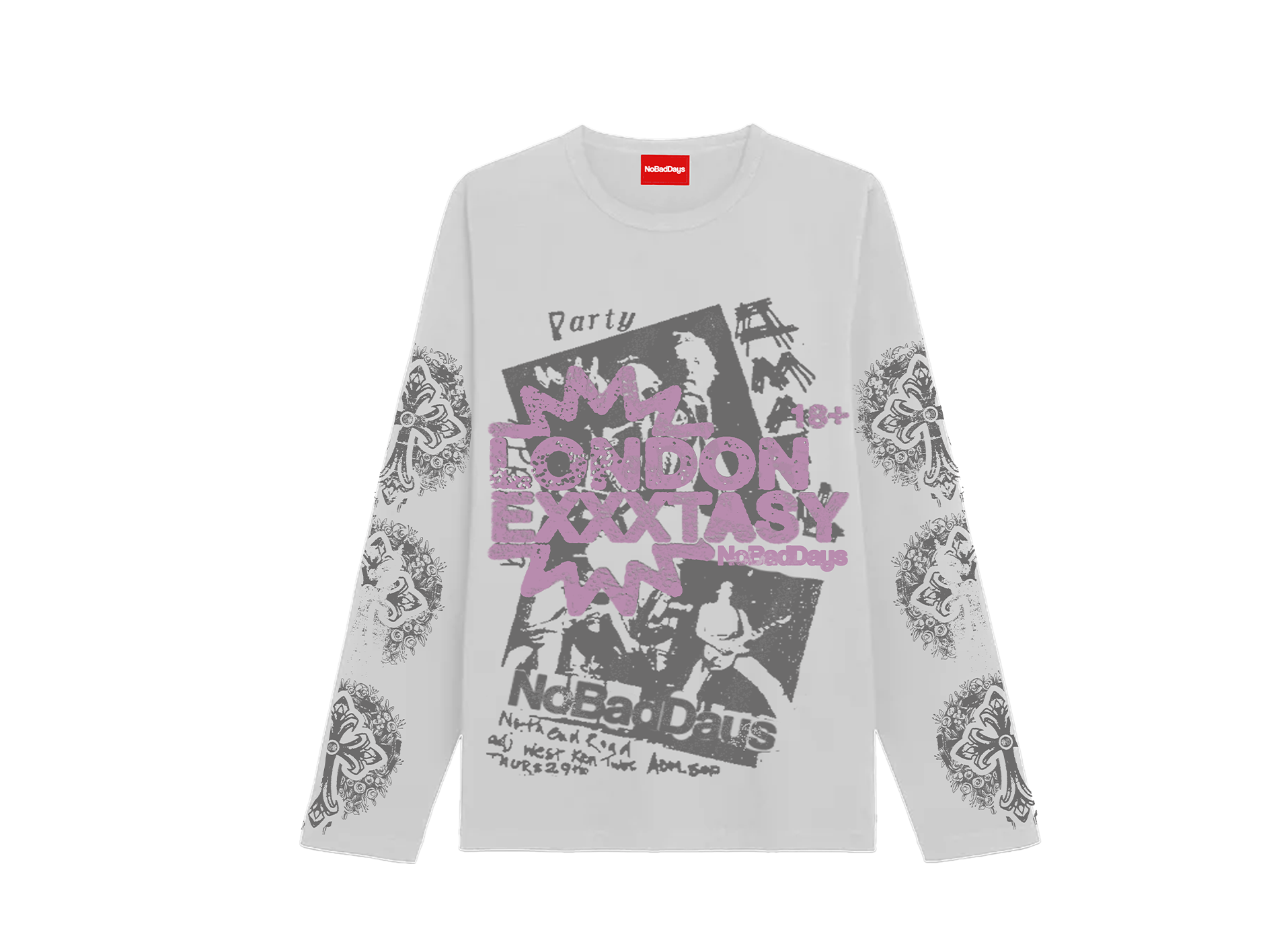 EXXXTASY LS - White/Pink