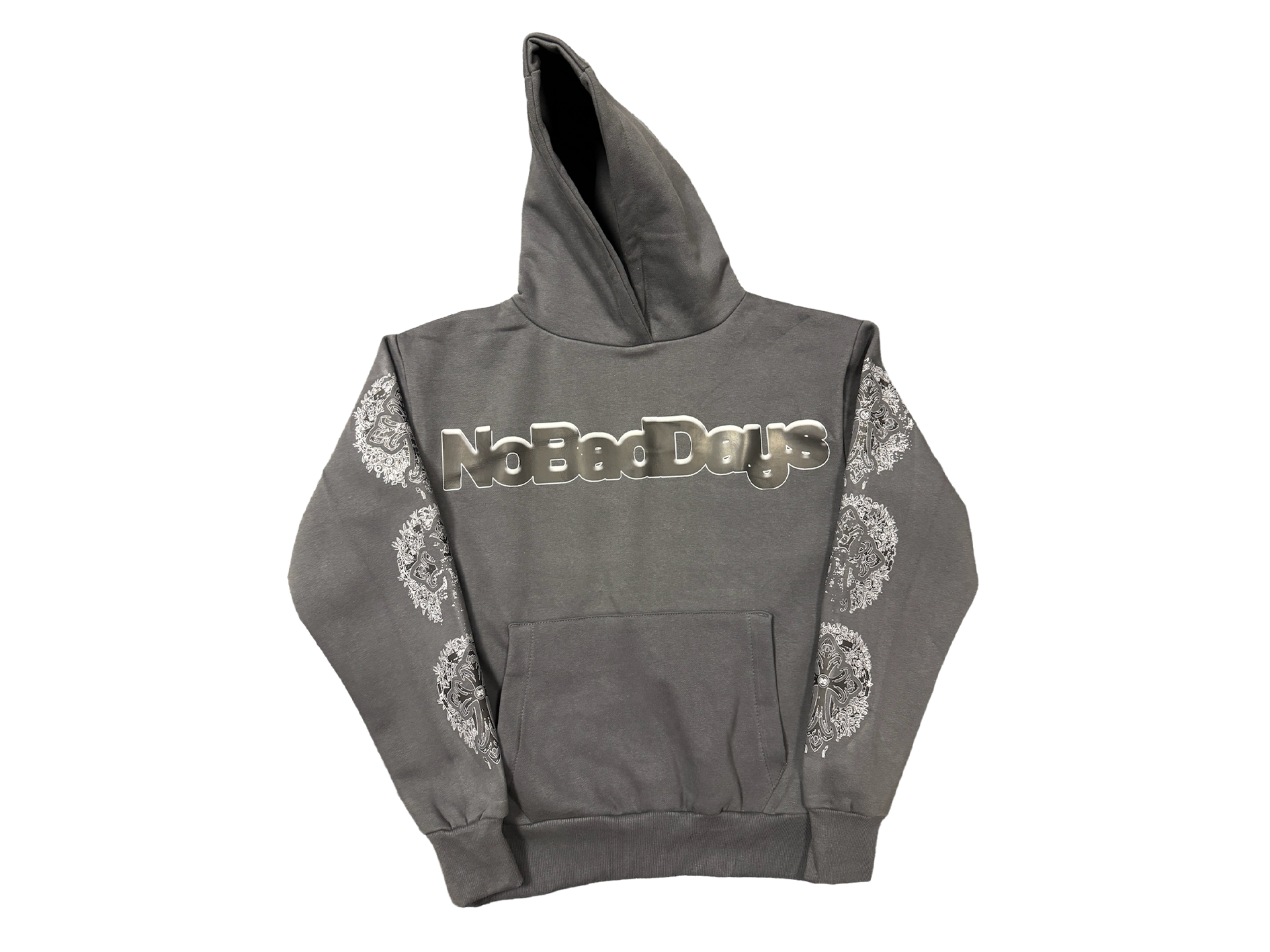 Heavy Pullover Hoodie - Charcoal/Black