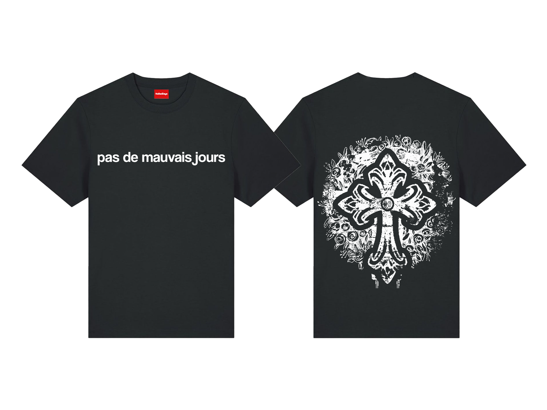 Pas de Mauvais Jours Tee - Black